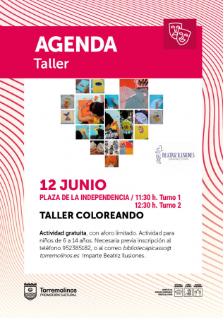 Taller coloreando - Pinta tu mochila