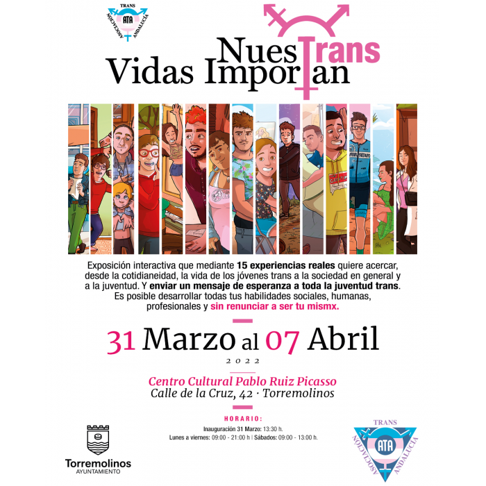 Torremolinos conmemora el 'Día Internacional de la Visibilidad Trans' con una exposición interactiva: 'NuesTrans Vidas Importan'