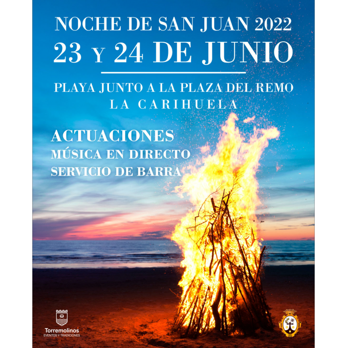 Torremolinos recibe la noche más corta del año a la lumbre de las moragas