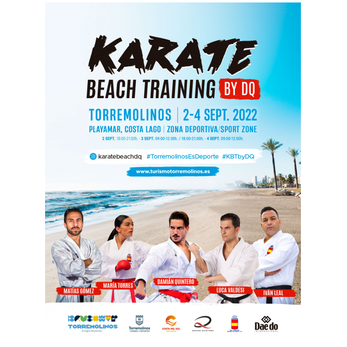 Damián Quintero impulsa el `Karate Beach Training´ este verano en Torremolinos