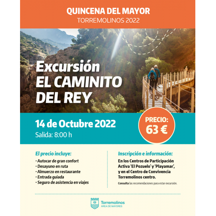 Una excursión al Caminito del Rey, entre las actividades de la ‘Quincena del Mayor’