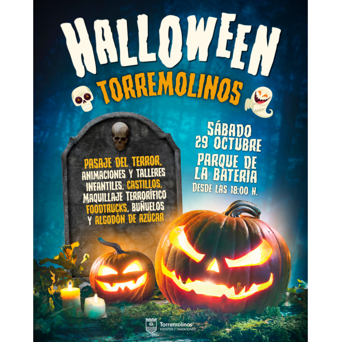 ‘Halloween’ se celebrará el próximo sábado 29 de octubre en el Parque de la Batería