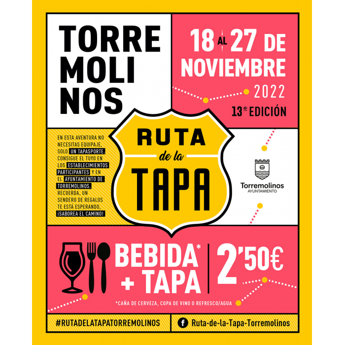 La ‘Ruta de la Tapa’ vuelve del 18 al 27 de noviembre con más de 40 establecimientos adheridos
