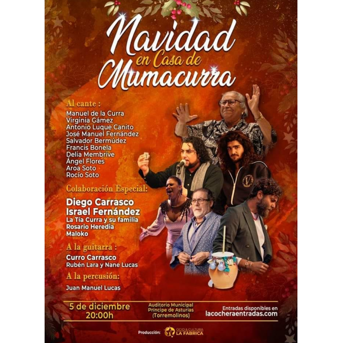 ‘Navidad en Casa de Mumacurra’ llega al Auditorio Municipal
