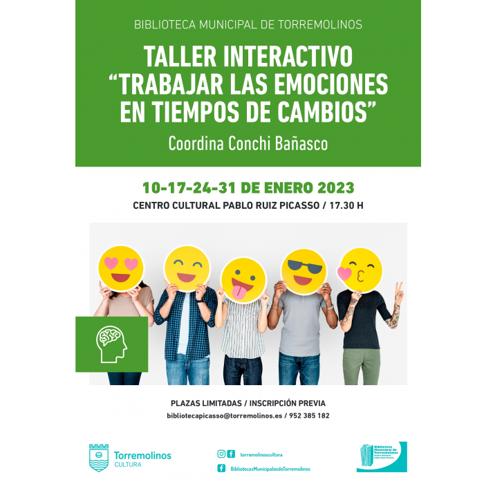 El taller interactivo ‘Trabajar las emociones en tiempos de cambio’ se retoma el próximo 10 de enero