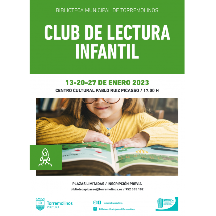 Las primeras sesiones del año del ‘Club de Lectura Infantil’ comienzan el próximo día 13 de enero