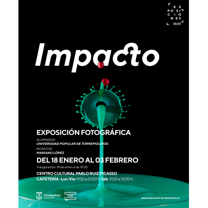 La exposición fotográfica ‘Impacto’ estará en el centro cultural del 18 de enero al 3 de febrero