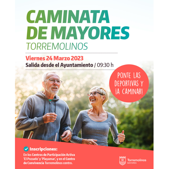 La próxima ‘Caminata de Mayores’ tendrá lugar el 24 de marzo