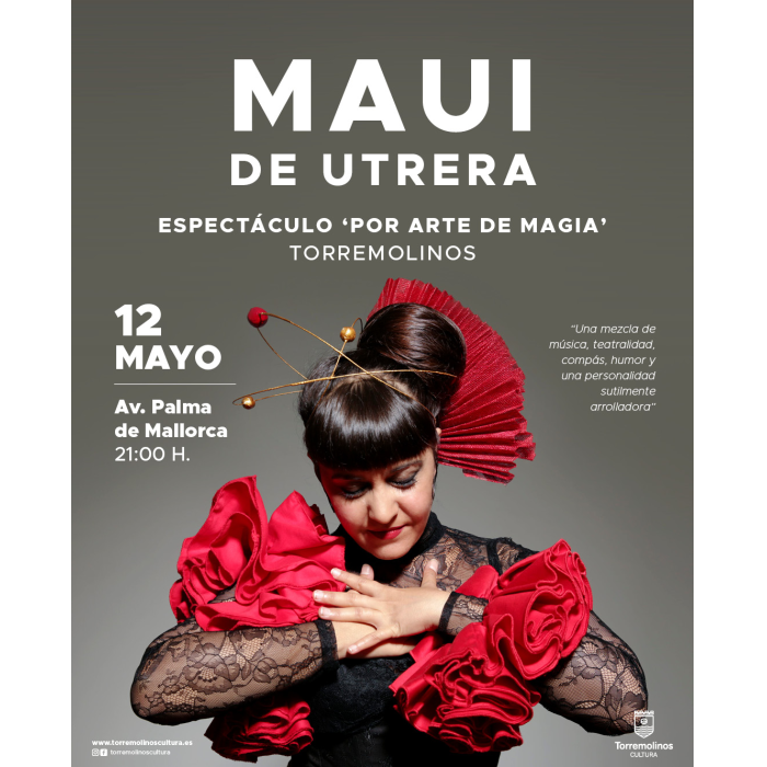 Maui de Utrera presenta su espectáculo ‘Por Arte de Magia’ el próximo 12 de mayo