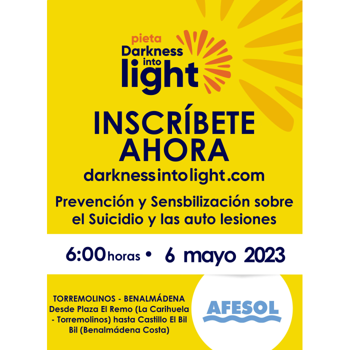 El Ayuntamiento se suma a la Campaña de Prevención del Suicidio ‘Darkness Into Light’