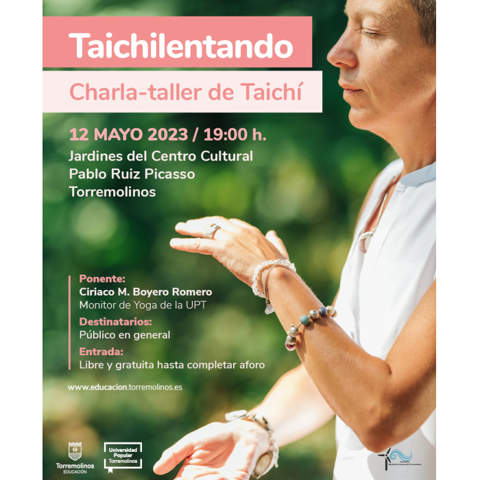 El Centro Cultural acogerá la Charla-Taller ‘Taichilentando’