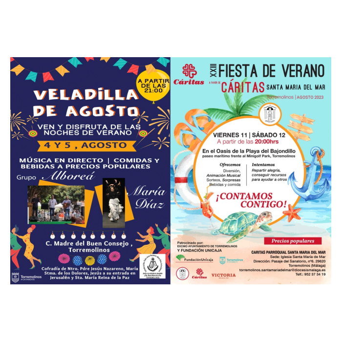 Las veladillas de la ‘Cofradía de los Dolores’ y ‘Santa María del Mar’ se celebrarán en el mes de agosto