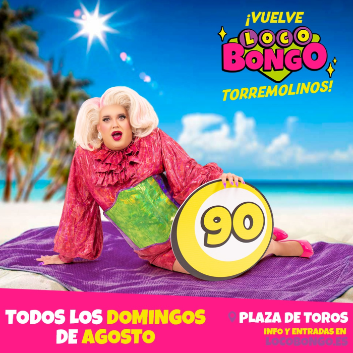 ‘Loco Bongo’ regresa a Torremolinos todos los domingos del mes de agosto y ¡y el primero de septiembre!