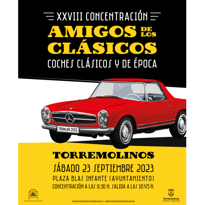 La ‘Concentración Amigos de los Clásicos’ reunirá a cerca de 100 participantes en su XXVIII edición