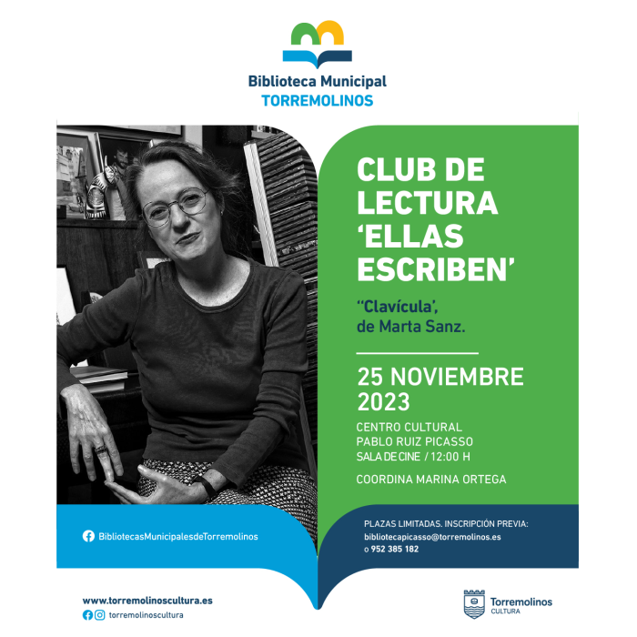 Nueva sesión del ‘Club de Lectura Ellas Escriben’ este mes de noviembre