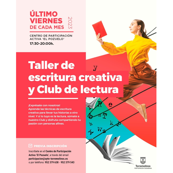 El taller de ‘Escritura Creativa y Club de Lectura’ tendrá una nueva sesión el próximo viernes 22 de diciembre