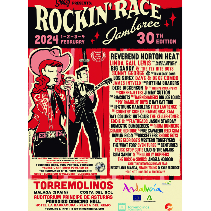 La 30ª edición del festival internacional Rockin’ Race Jamboree traerá a Torremolinos a cerca de 40.000 personas, el doble que el pasado año