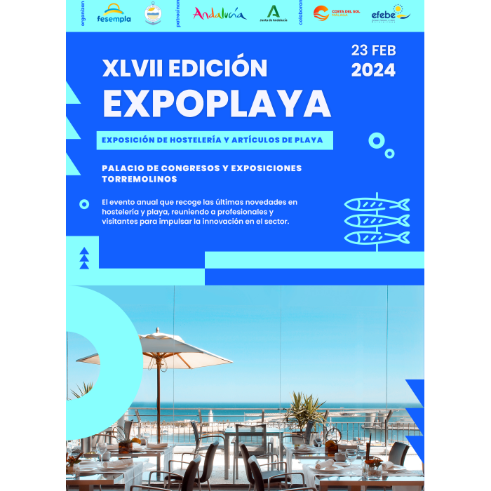 La XLVII Edición de Expoplaya presentará las últimas novedades en hostelería y playa