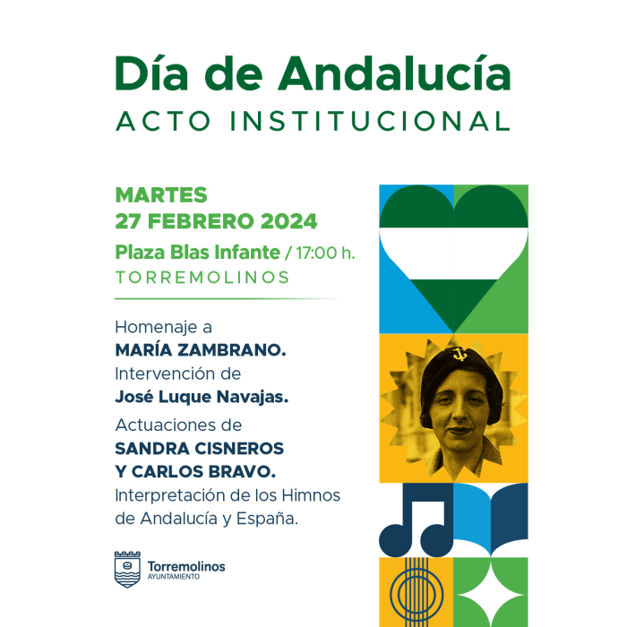 Torremolinos rendirá homenaje a María Zambrano en el Día de Andalucía