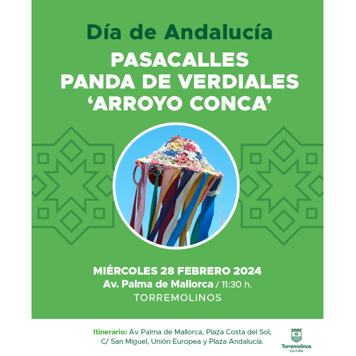 Torremolinos acoge la actuación de verdiales de la panda ‘Arroyo Conca’ en el Día de Andalucía