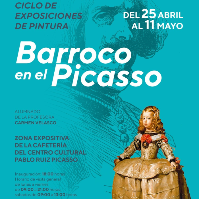 Alumnado de pintura de la Universidad Popular expone sus trabajos en la muestra ‘Barroco en el Picasso’