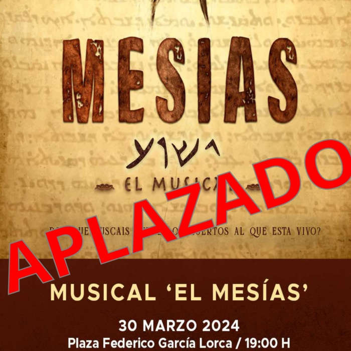 El musical ‘El Mesías’ se aplaza a causa de la lluvia