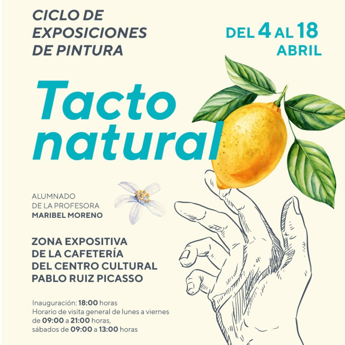 La muestra ‘Tacto Natural’ reúne los trabajos de alumnado de pintura de la Universidad Popular 