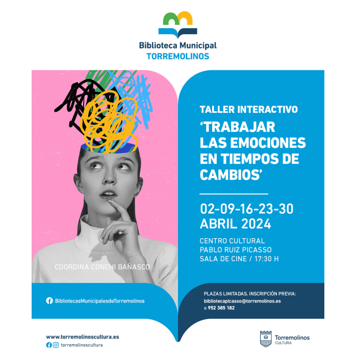 El taller interactivo ‘’Trabajar las emociones en tiempos de cambio’ tendrá nuevas sesiones en abril