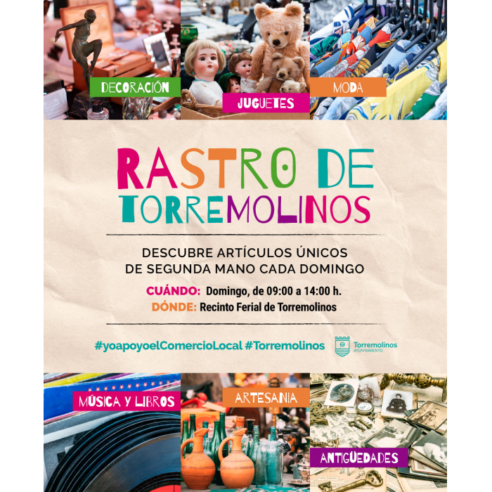 Los domingos, visita el Rastro de Torremolinos