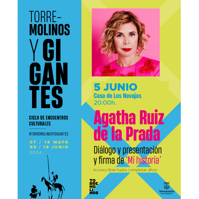 Torremolinos tendrá una nueva cita cultural en ‘Torremolinos y Gigantes’ con la diseñadora Agatha Ruiz de la Prada
