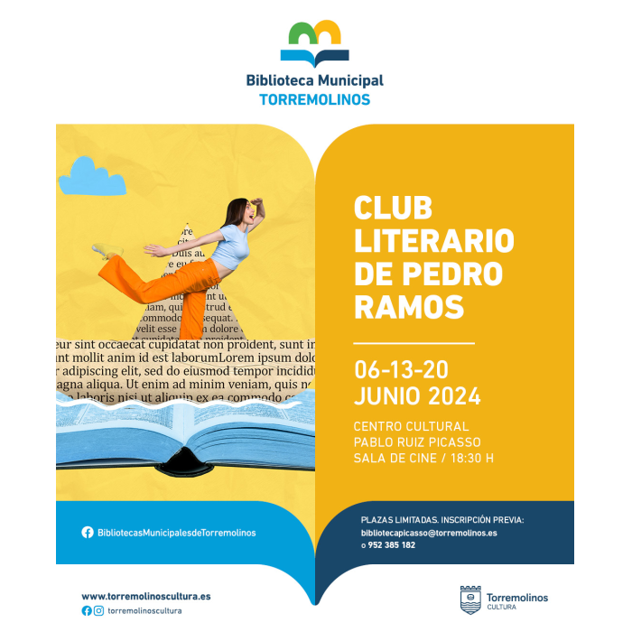 Pedro Ramos ofrece nuevas sesiones en su club literario
