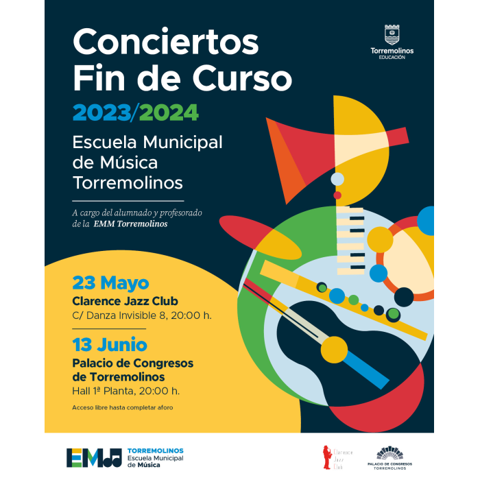 El Palacio de Congresos acogerá el segundo de los dos conciertos de fin de curso de la Escuela Municipal de Música de Torremolinos