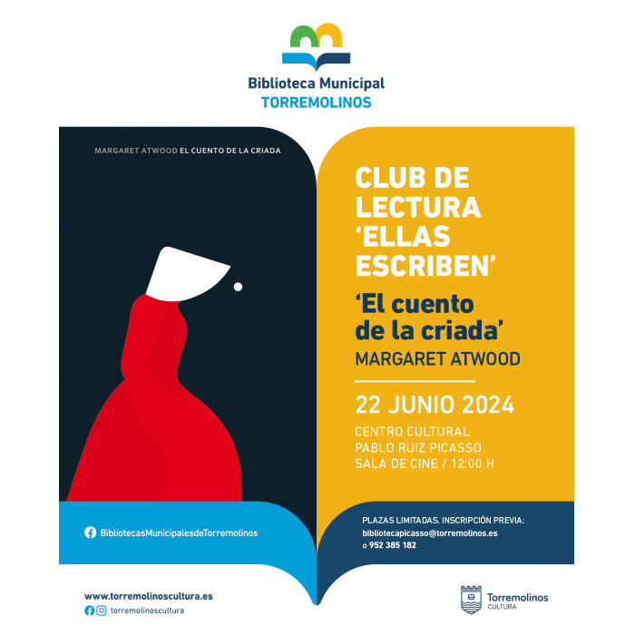 En la próxima sesión del club de lectura ‘Ellas Escriben’ se analizará el libro ‘El cuento de la criada’