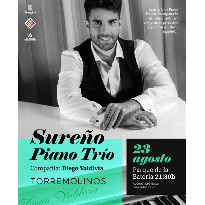 La Red Andaluza de Teatros trae a Torremolinos el concierto de Diego Valdivia Trío