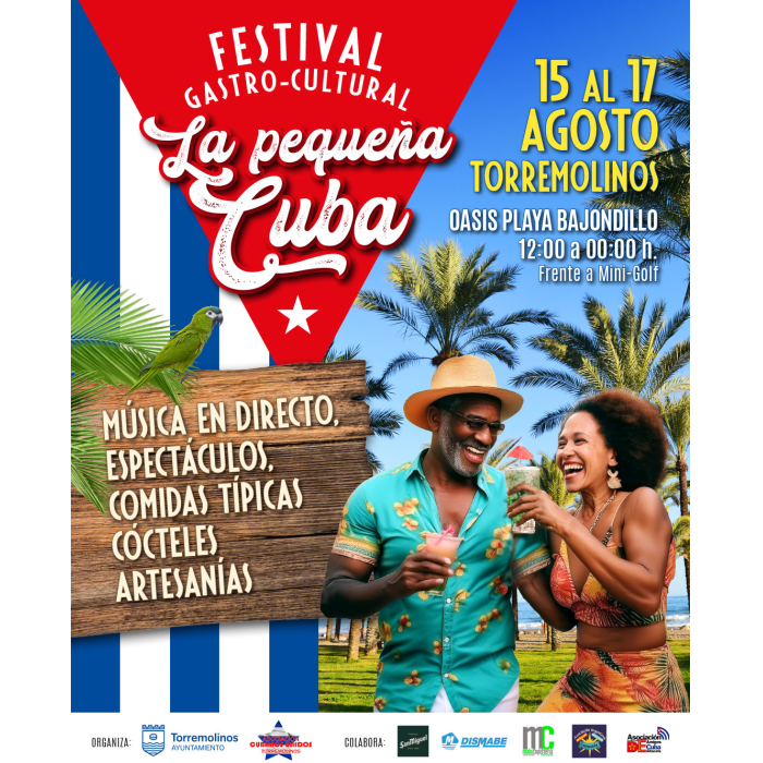 Torremolinos acoge del 15 al 17 de agosto una nueva edición del Festival Gastro-Cultural ‘La Pequeña Cuba’