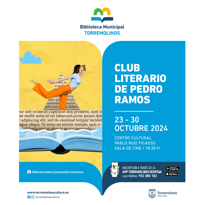 El Club Literario de Pedro Ramos regresa a finales de octubre