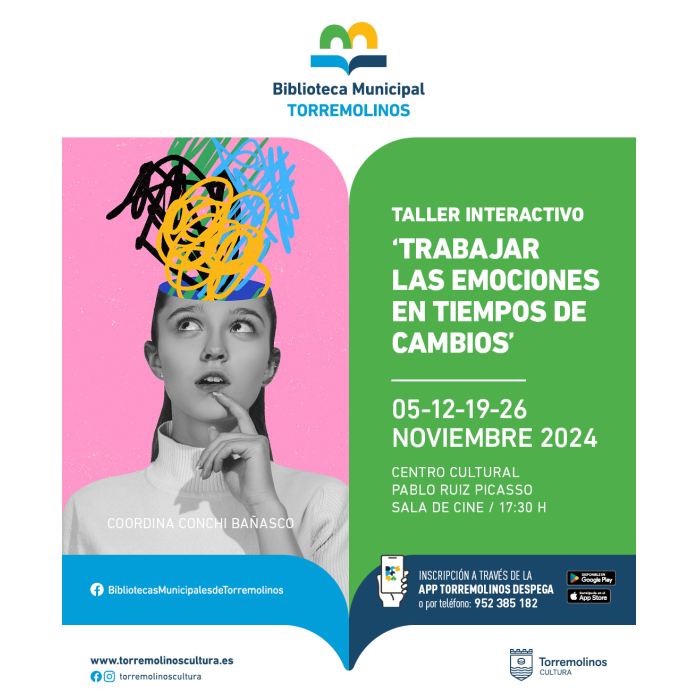 El taller interactivo ‘Trabajar las emociones en tiempos de cambio’ tendrá nuevas sesiones en noviembre