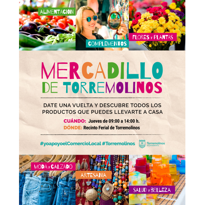 Los jueves, visita el Mercadillo de Torremolinos