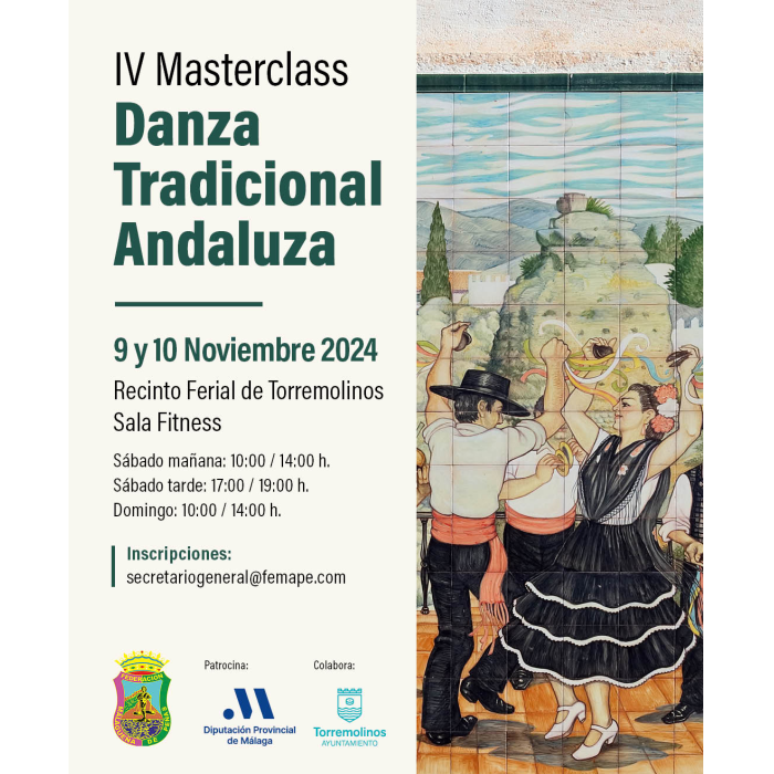 La caseta fitness del recinto ferial acoge la IV Masterclass de Danza Tradicional Andaluza