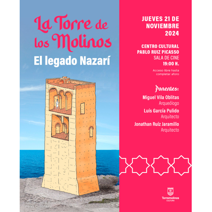 El centro cultural acoge la ponencia ‘La Torre de los Molinos. El legado Nazarí’