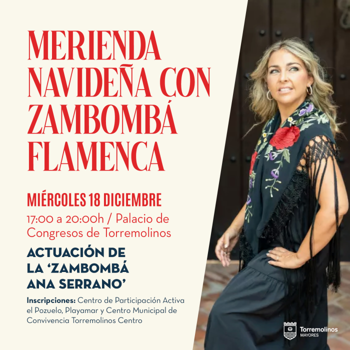 El Palacio de Congresos acoge una merienda y zambombá navideña para los mayores