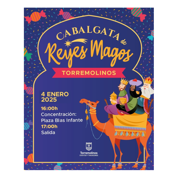 Torremolinos repartirá más de 10.000 kilos de caramelos durante la Cabalgata de Reyes Magos que contará con 13 carrozas