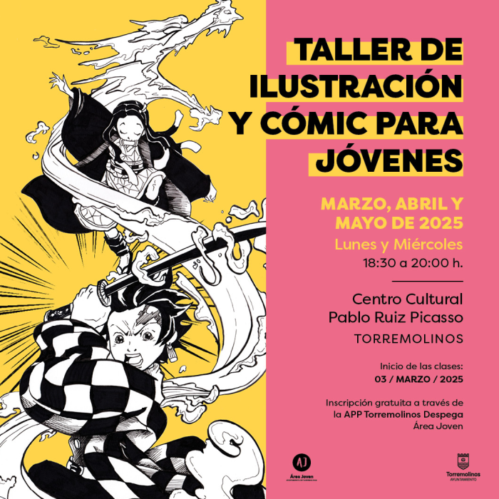 Los jóvenes podrán participar de manera gratuita en un taller de cómic e ilustraciones