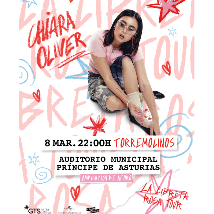 Chiara Oliver, de Operación Triunfo, estará en Torremolinos el próximo 8 de marzo