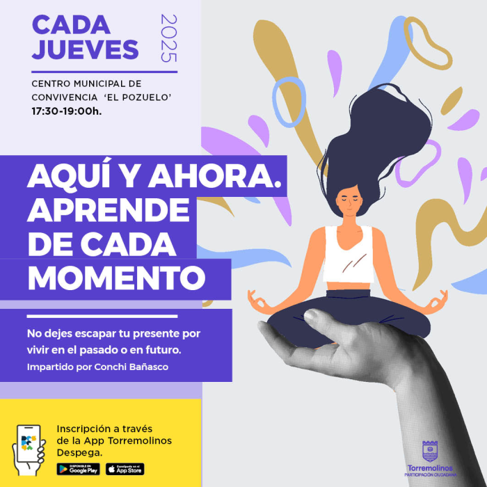El taller motivacional ‘Aquí y ahora. Aprende de cada momento’ continúa en marzo