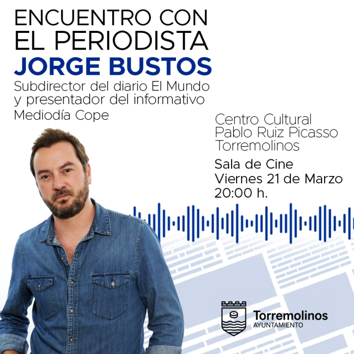 Torremolinos acoge un encuentro con el periodista Jorge Bustos