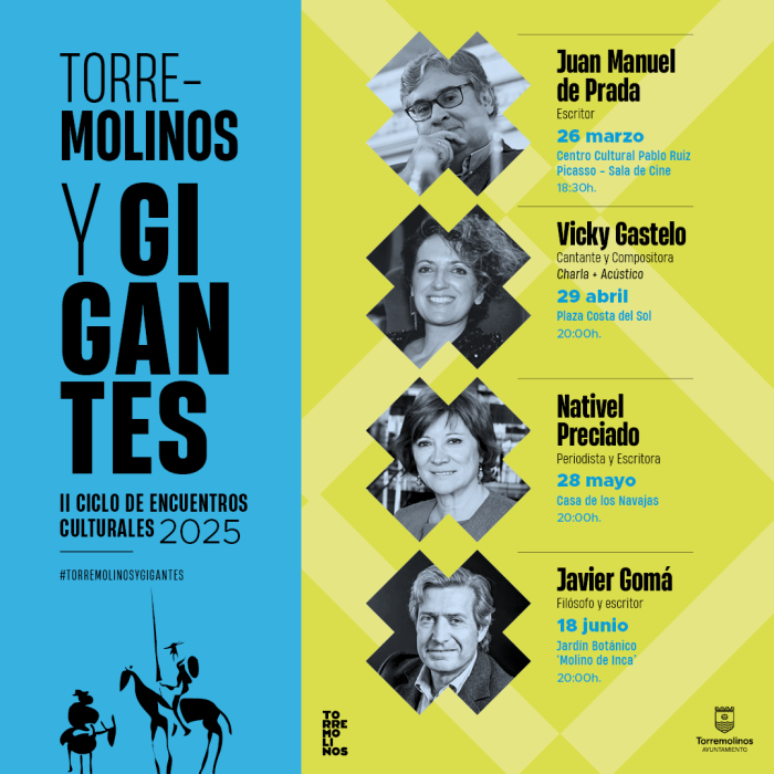Juan Manuel de Prada abre la nueva programación del ciclo cultural ‘Torremolinos y gigantes’
