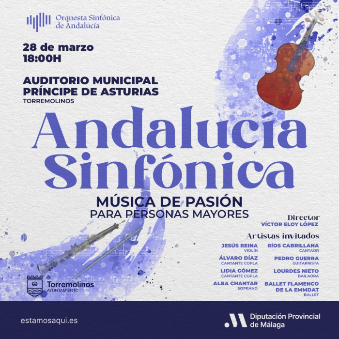 Los mayores de Torremolinos podrán disfrutar de un concierto de la Orquesta Sinfónica de Andalucía