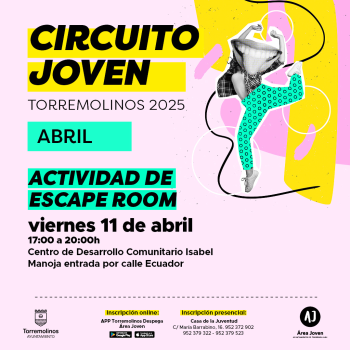 El III Circuito Joven de Torremolinos arranca con un escape room