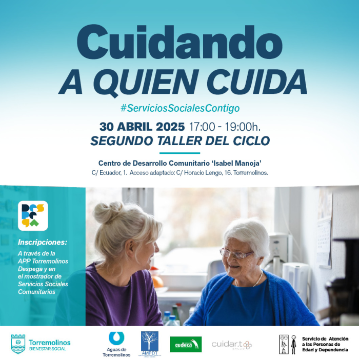 Torremolinos pone en marcha un ciclo de talleres y actividades dirigido a cuidadores de personas dependientes